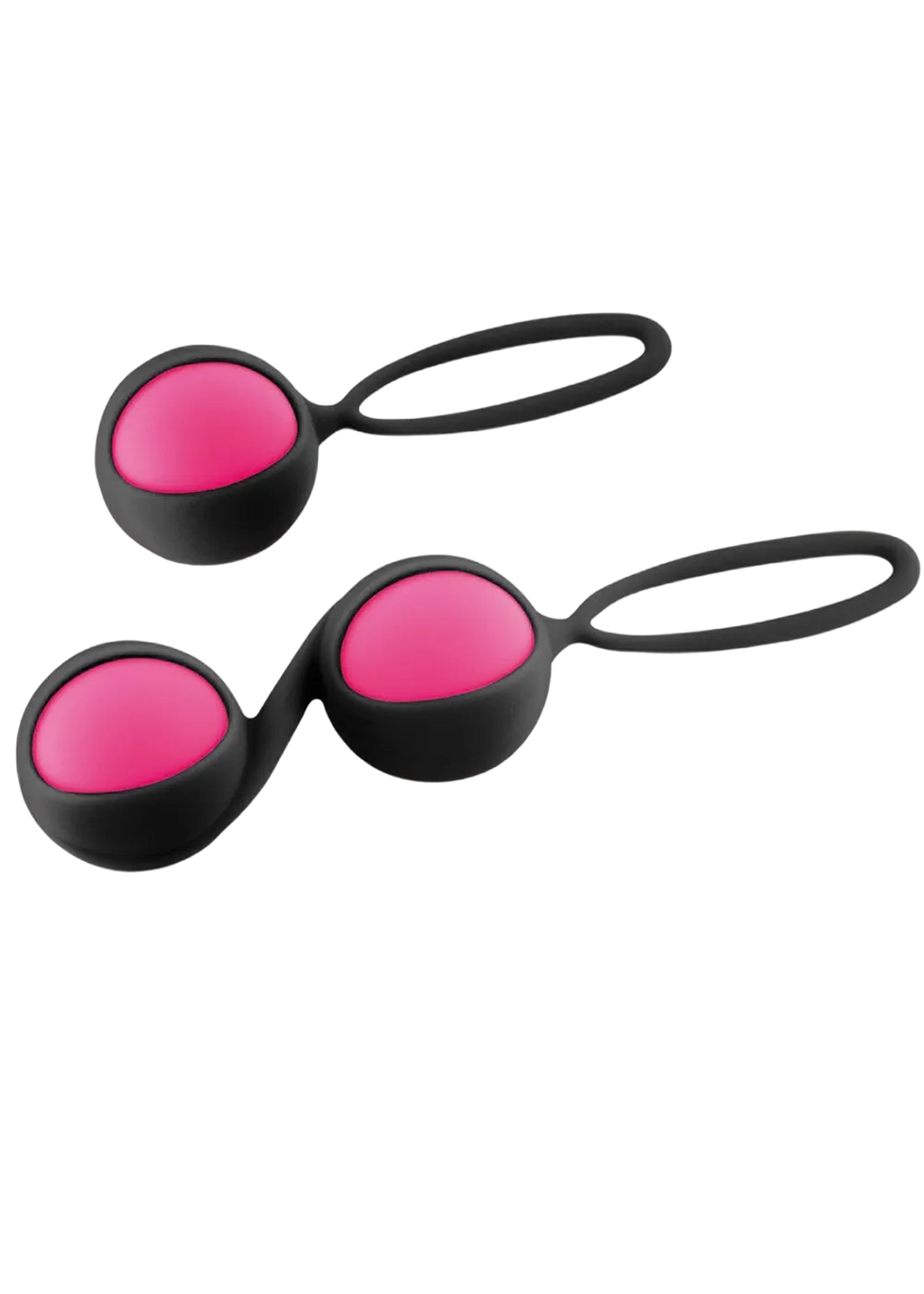 Set de boules de Geisha noires roses à billes amovibles