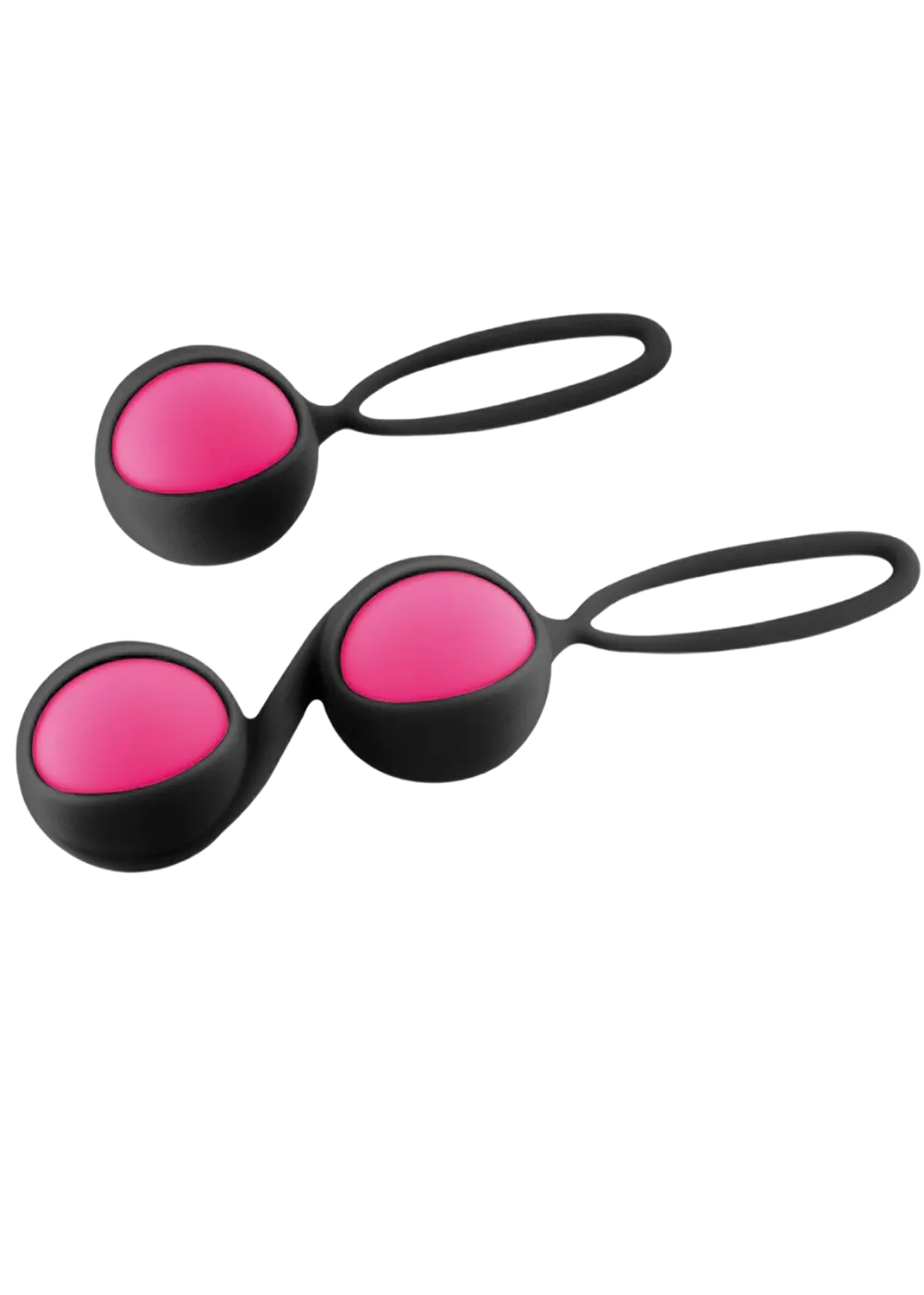 Set de boules de Geisha noires roses à billes amovibles