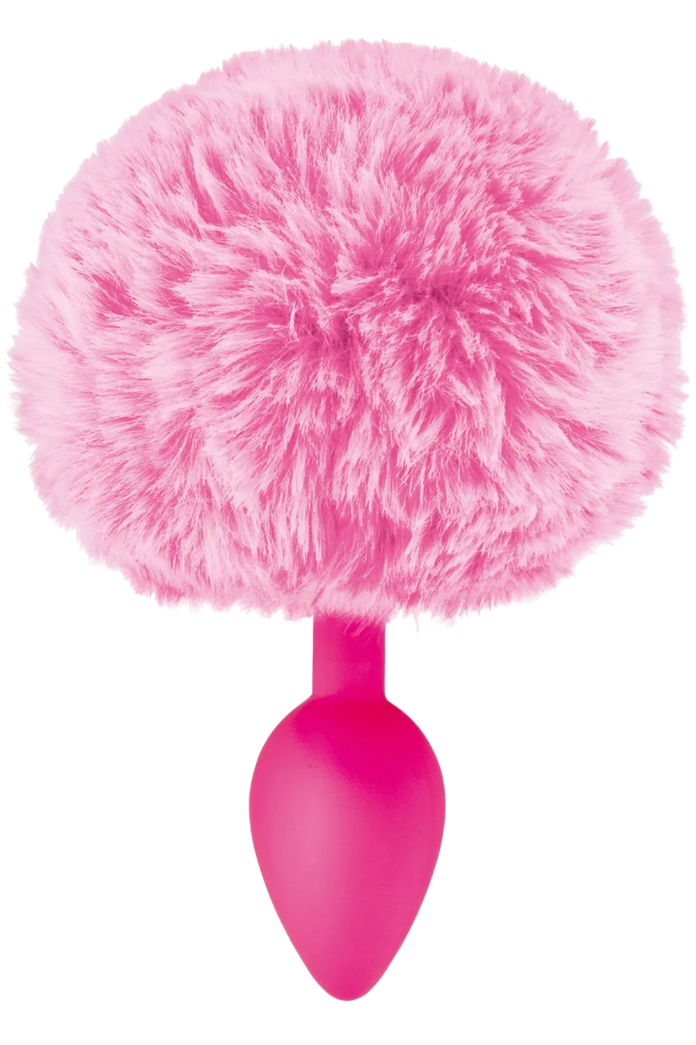 Plug anal pompon rose