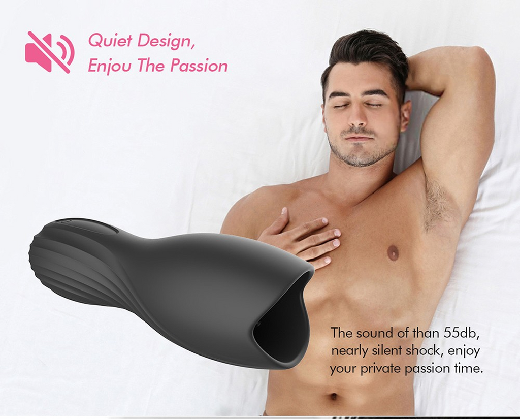 Masturbateur noir vibrant AirCraft Cup