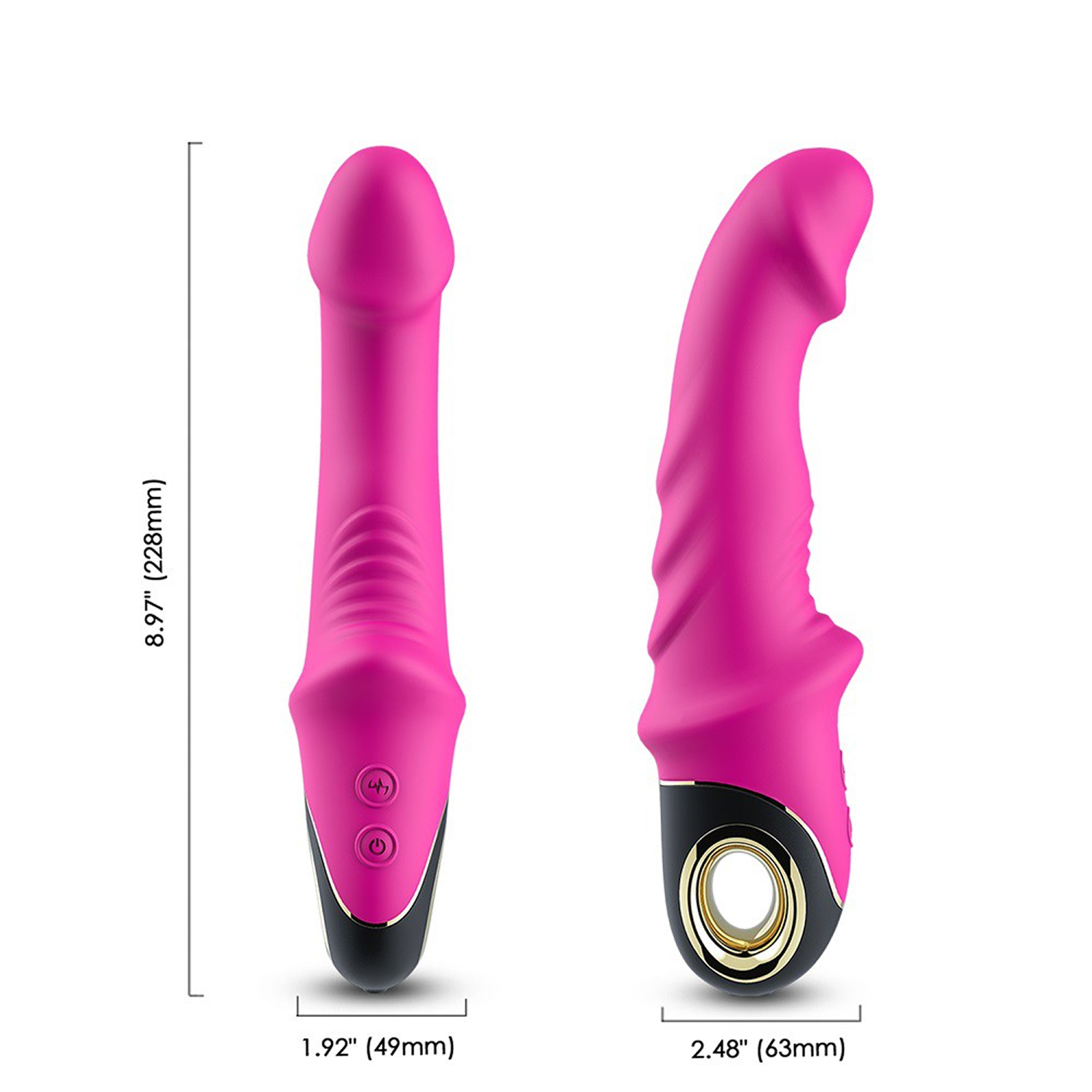 Vibromasseur rose G-spot Joy Blade vibrations puissantes