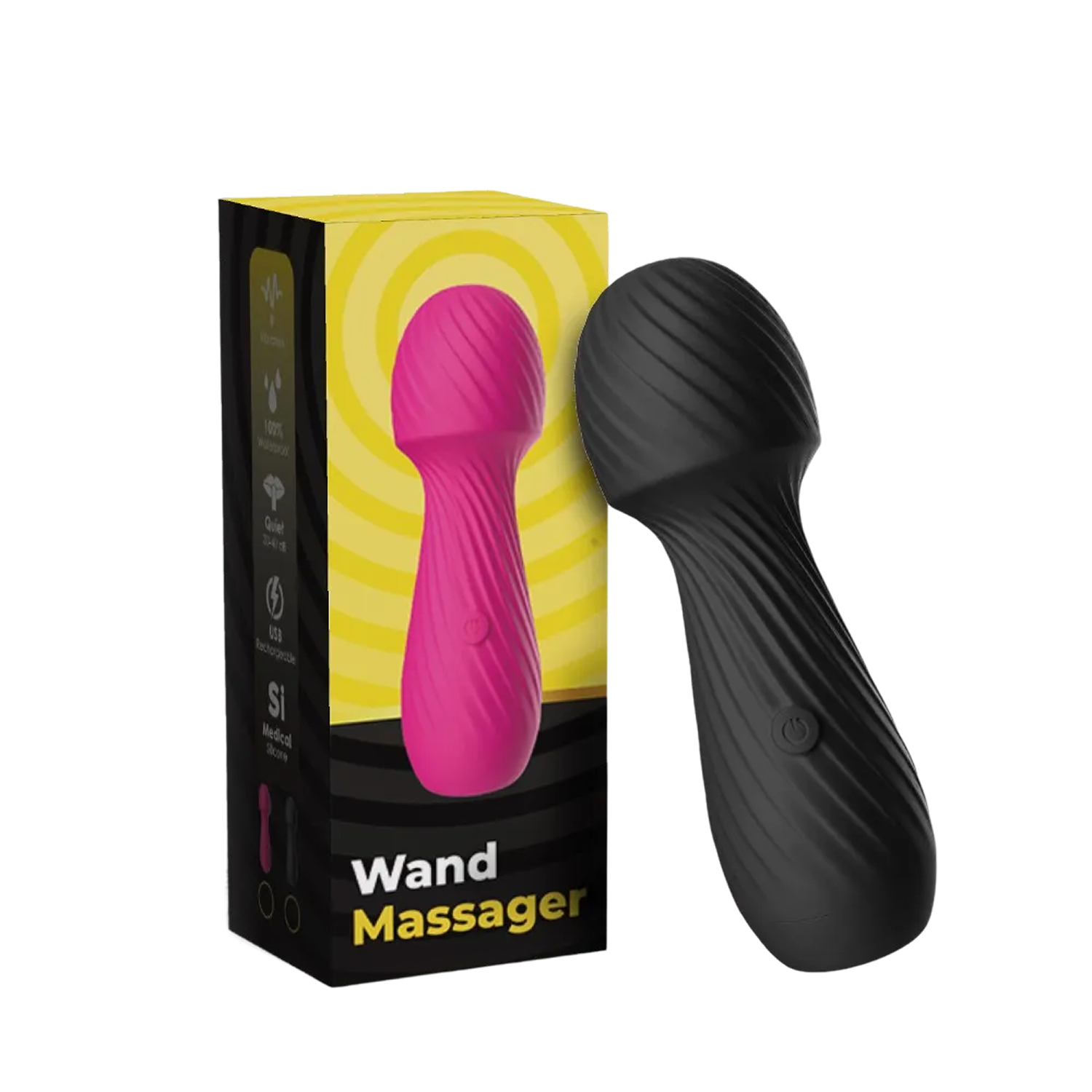 Vibromasseur Wand Massage Noir puissant – USK-W03BLK