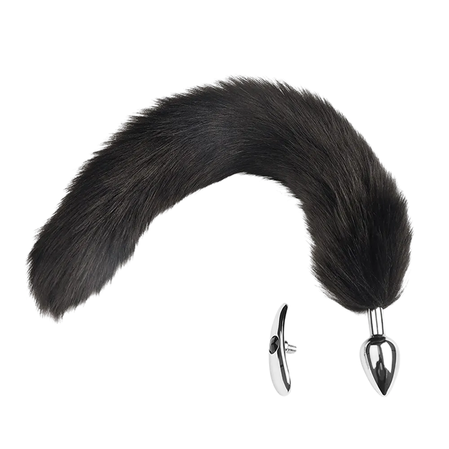 Plug interchangeable aluminium avec queue noire souple