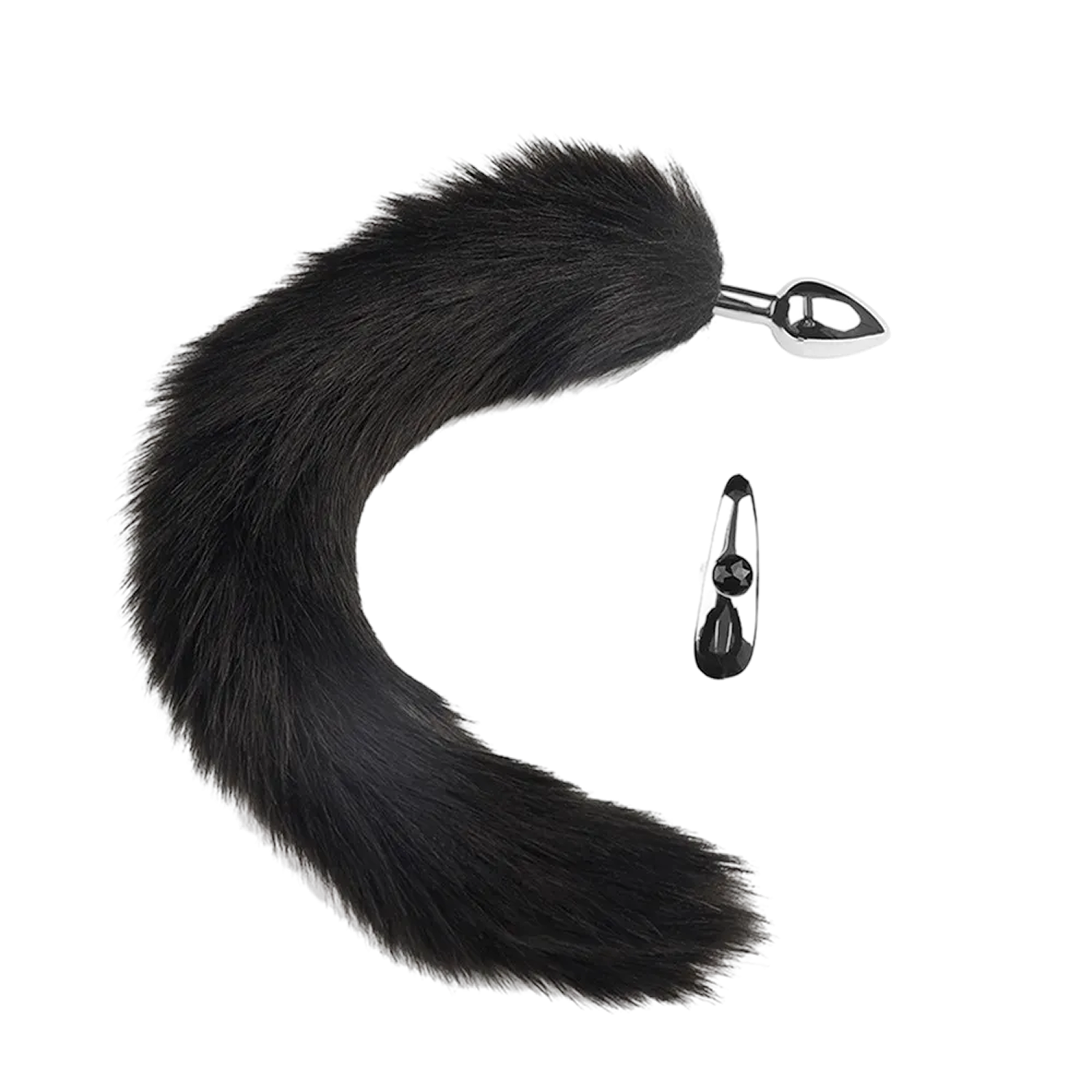 Plug interchangeable aluminium avec queue noire souple