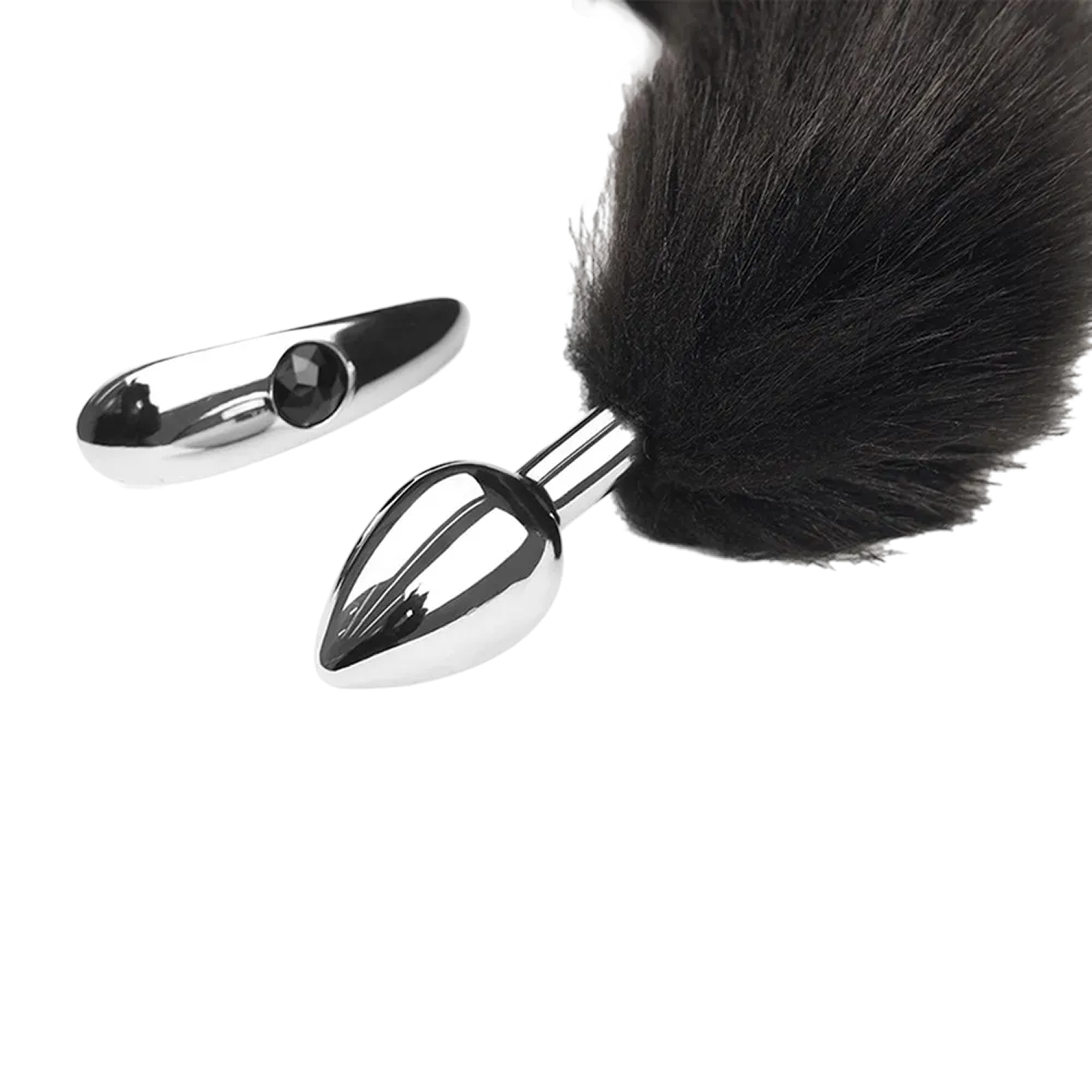 Plug interchangeable aluminium avec queue noire souple