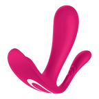 3 en 1 Vibromasseurs et stimulateur clitoridien rose connecté Top Secret + Satisfyer