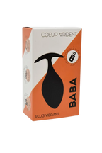 BABA, Plug vibrant anal noir USB, avec télécommande