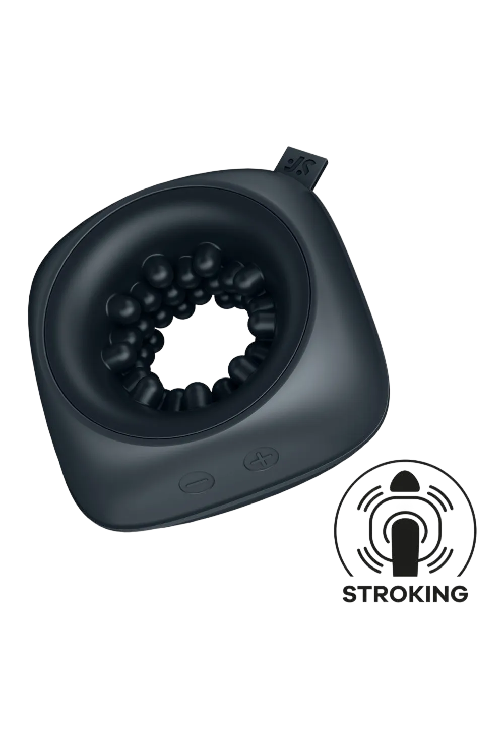 Masturbateur vibrant noir Ring Strocker Satisfyer