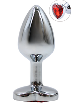 Plug bijou coeur en aluminium bijou rouge Small LOVELY