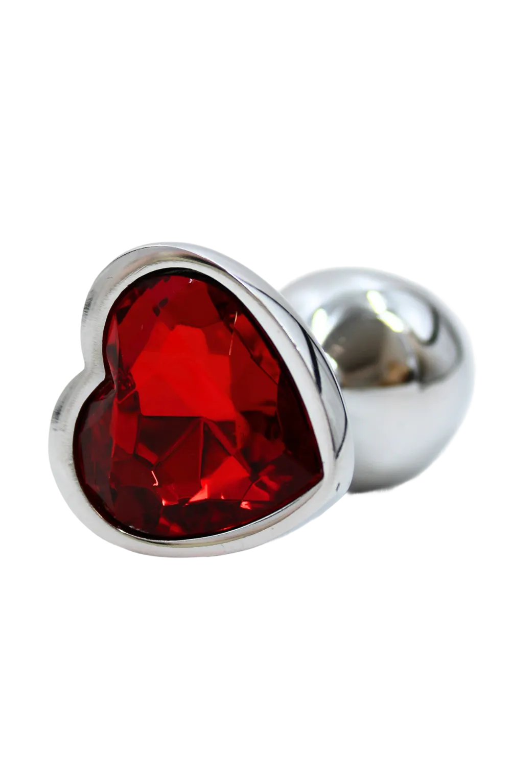 Plug bijou coeur en aluminium bijou rouge Small LOVELY