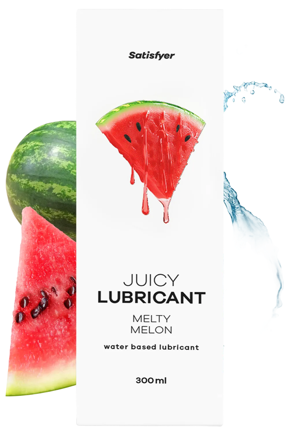 Lubrifiant à base d'eau Pastèque fondante 300 ml Satisfyer