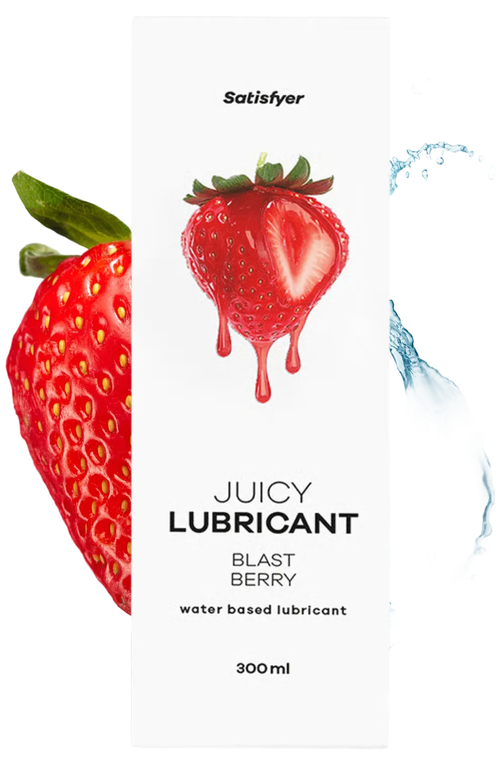 Lubrifiant à base d'eau Fraise explosive 300 ml Satisfyer