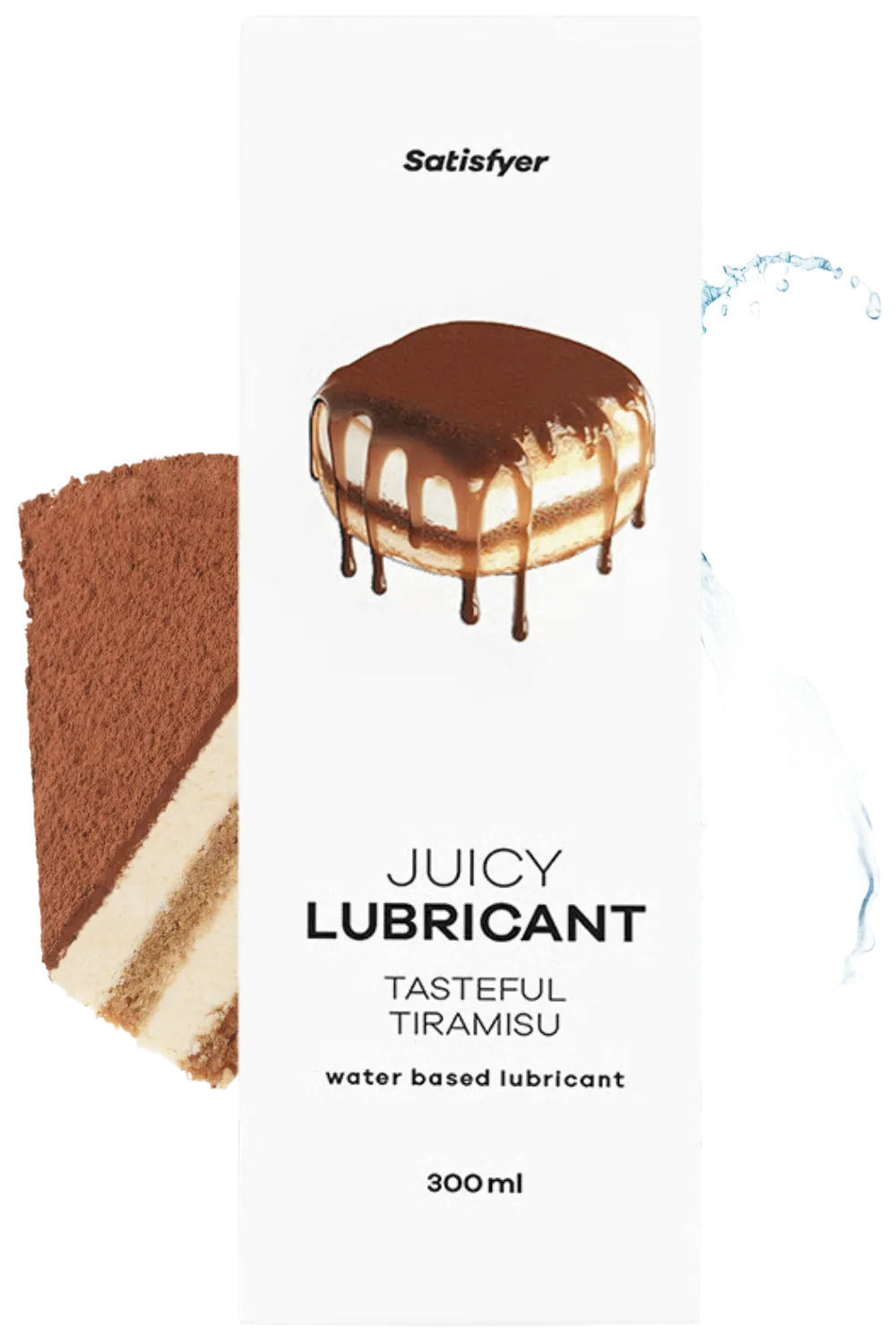 Lubrifiant à base d'eau Tiramisu savoureux 300 ml Satisfyer